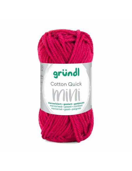 Pelote Cotton Quick Mini 15g framboise