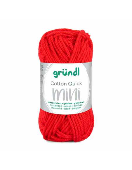 Pelote Cotton Quick Mini 15g coquelicot