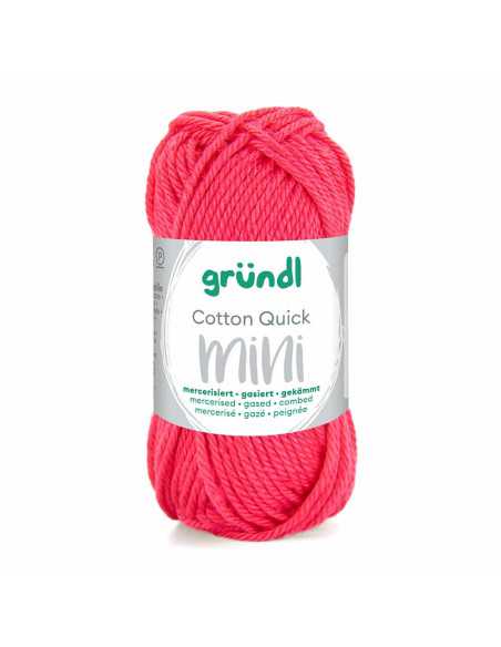 Pelote Cotton Quick Mini 15g rose foncé