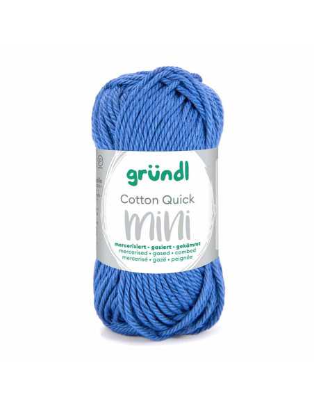 Pelote Cotton Quick Mini 15g bleu ceruleen