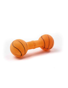 Os ballon de basket caoutchouc, 16x6 cm, orange