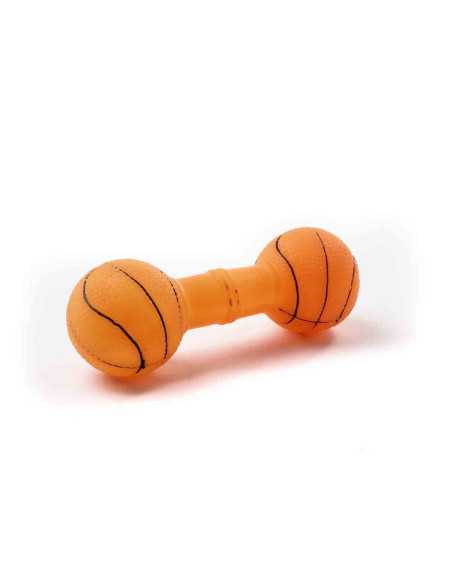 Os ballon de basket caoutchouc, 16x6 cm, orange