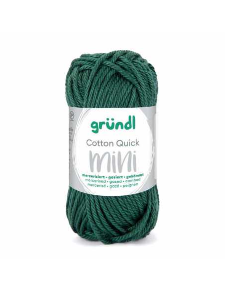 Pelote Cotton Quick Mini 15g vert bouteille
