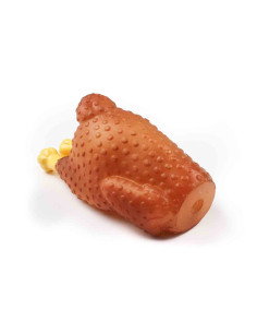 Poulet roti caoutchouc 14x6 cm