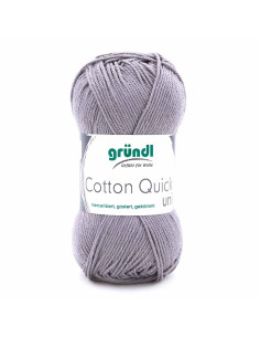Pelote Cotton Quick Uni 50g gris
