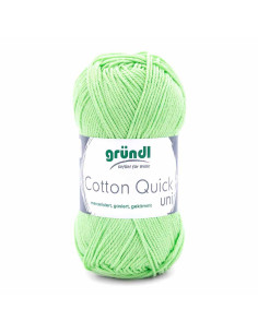 Pelote Cotton Quick Uni 50g vert clair