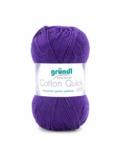 Pelote Cotton Quick Uni 50g violet