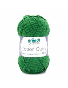 Pelote Cotton Quick Uni 50g vert sapin