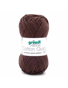 Pelote Cotton Quick Uni 50g marron