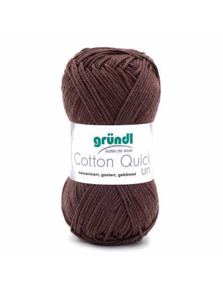 Pelote Cotton Quick Uni 50g marron