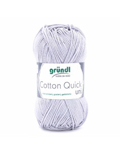 Pelote Cotton Quick Uni 50g gris perle