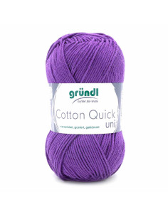 Pelote Cotton Quick Uni 50g aubergine