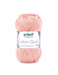 Pelote Cotton Quick Uni 50g orange pale