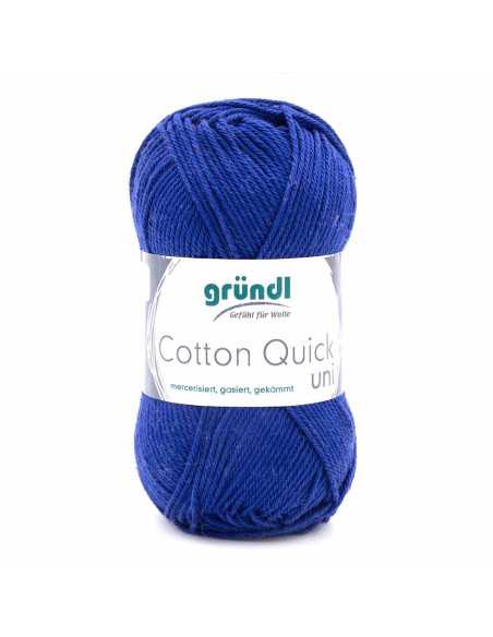 Pelote Cotton Quick Uni 50g bleu roi
