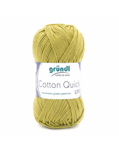 Pelote Cotton Quick Uni 50g vert olive
