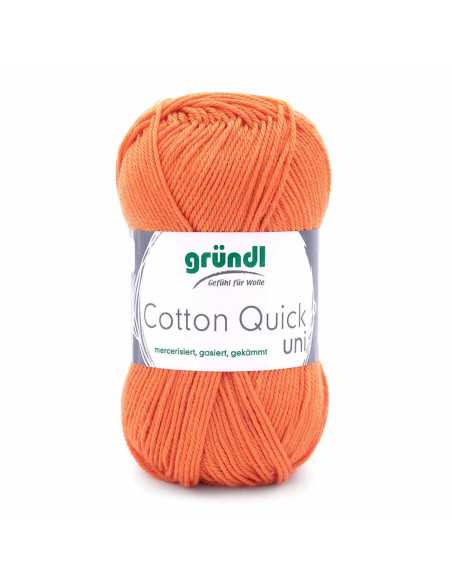 Pelote Cotton Quick Uni 50g orange pastel