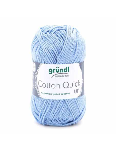 Pelote Cotton Quick Uni 50g bleu clair