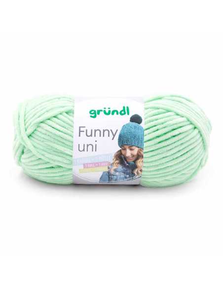 Pelote Funny uni 100g vert pale