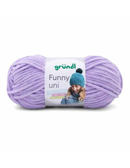 Pelote Funny uni 100g lavande