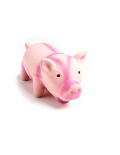 Cochon latex 15x8 cm, rose