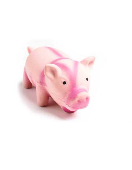 Cochon latex 15x8 cm, rose