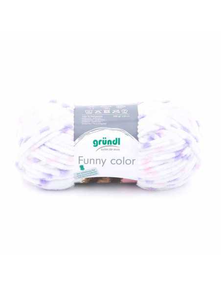 Pelote Funny color 100g rosa-mauve color