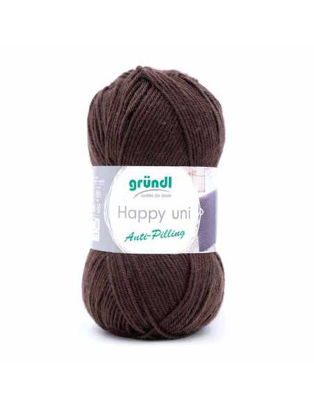 Pelote Happy 100g marron