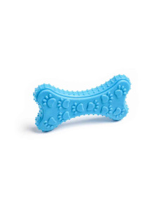 Os caoutchouc resistant reliefs pattes, 10,5x5,5 cm, bleu