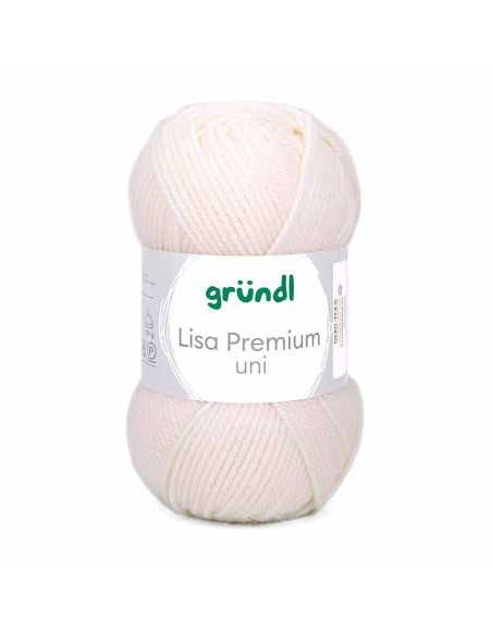 Pelote Lisa Uni 50g ecru