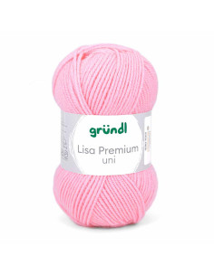 Pelote Lisa Uni 50g rose pale