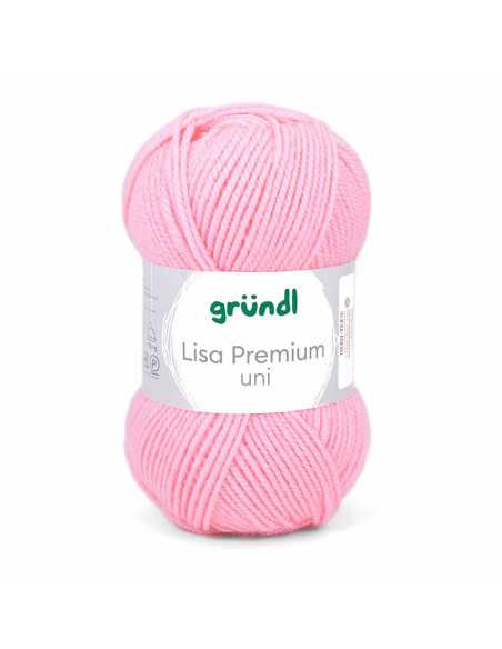 Pelote Lisa Uni 50g rose pale