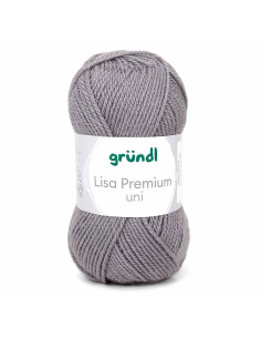 Pelote Lisa Uni 50g gris clair