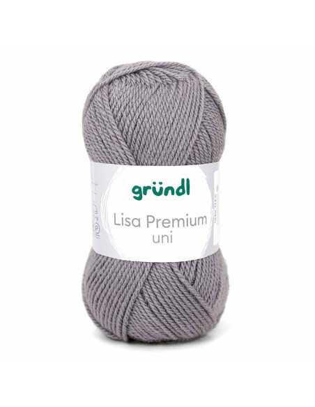 Pelote Lisa Uni 50g gris clair