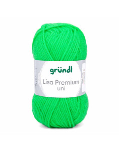 Pelote Lisa Uni 50g vert fluo