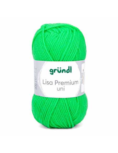Pelote Lisa Uni 50g vert fluo