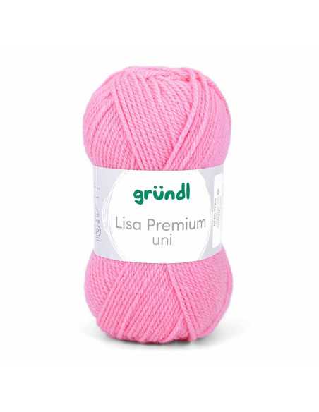 Pelote Lisa Uni 50g rose