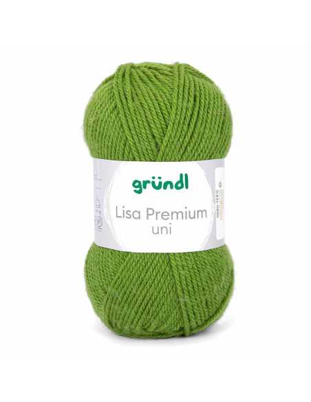 Pelote Lisa Uni 50g vert sapin