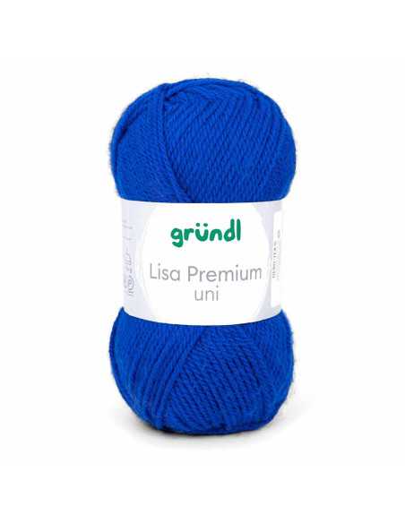 Pelote Lisa Uni 50g bleu marine