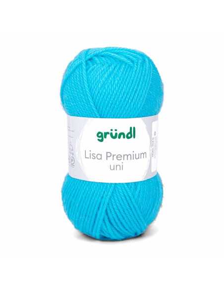 Pelote Lisa Uni 50g turquoise