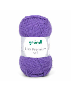 Pelote Lisa Uni 50g violet clair