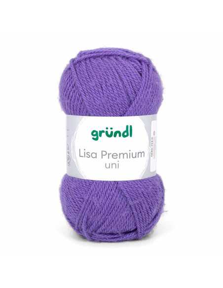 Pelote Lisa Uni 50g violet clair