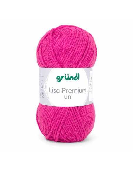 Pelote Lisa Uni 50g fuschia