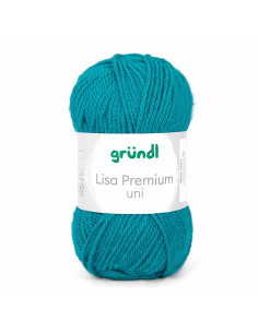 Pelote Lisa Uni 50g vert sapin