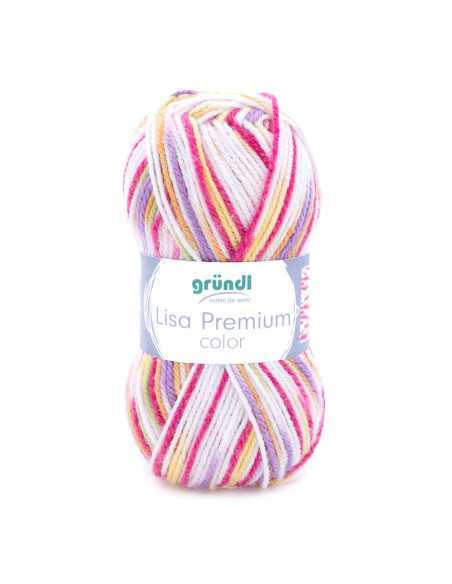 Pelote Lisa Premium Color 50g Rose-Orange-Jaune 02 – Tricot, crochet, créations DIY