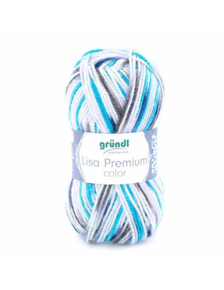 Pelote Lisa Premium Color 50g Océan-Menthe-Gris 03 – Tricot, crochet, créations DIY