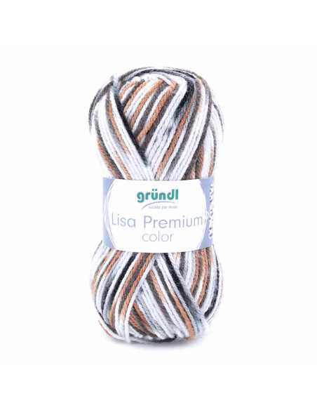 Pelote Lisa Premium Color 50g Noir-Gris-Marron 08 – Tricot, crochet, créations DIY