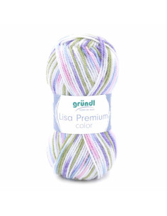 Pelote Lisa Premium Color 50g Vert-Lilas-Rose 09 – Tricot, crochet, créations DIY