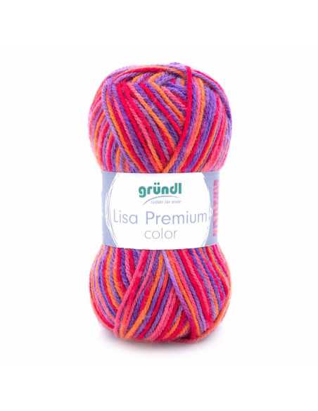 Pelote Lisa Premium Color 50g Violet-Rose-Orange 10 – Tricot, crochet, créations DIY