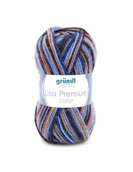 Pelote Lisa Premium Color 50g Brun-Beige-Bleu 14 – Tricot, crochet, créations DIY
