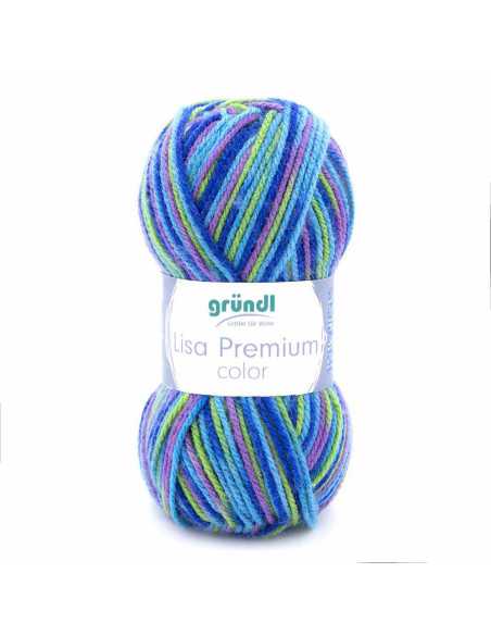 Pelote Lisa Premium Color 50g Menthe-Vieux rose-Bleu caraïbe 15 – Tricot, crochet, créations DIY